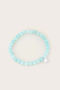 Throat Chakra Bracelet Silver