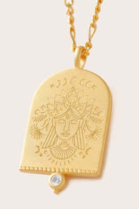 Virgo Zodiac Necklace - Gold