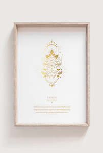 Zodiac Prints: Taurus Zodiac Print
