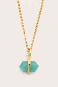 Intention Studs: Balance Intention Necklace - Gold