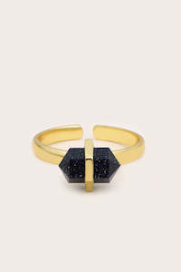 Intention Studs: Protection Intention Ring - Gold