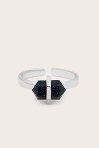 Intention Studs: Protection Intention Ring - Silver