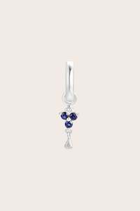Birthstone Jewellery: Silver Birthstone Charm - September/Sapphire