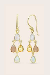 Count Your Blessings Earrings - Gold