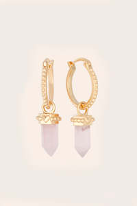 Gold Earrings: Heart Truth Earrings - Gold