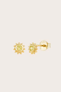 Life Force Sun Studs - Gold