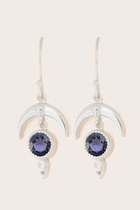 Crystal Earrings 1: Dare To Dream Earrings - Silver