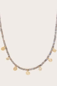 Gold Necklace: Seven Chakras Necklace Gold