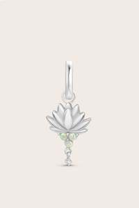 Lotus Charm - Silver