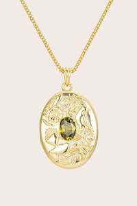 Wise Old Woods Locket - Gold