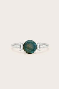 Labradorite: Labradorite Dare to Dream Ring - Silver
