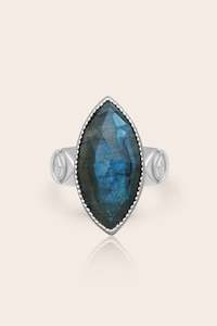Labradorite: Third Eye Ring - Silver