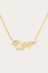 Guiding Lights of Matariki Necklace - Gold