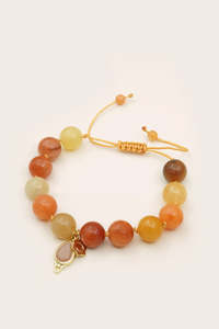 Sacral Chakra Mala Bracelet - Gold
