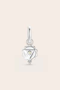 Chakra: Solar Plexus Chakra Charm - Silver