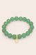 Green Aventurine Gratitude Bracelet - Gold
