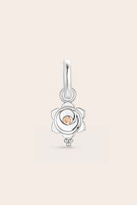 Sacral Chakra Charm - Silver