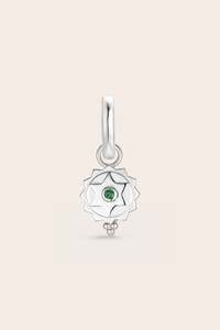 Heart Chakra Charm - Silver
