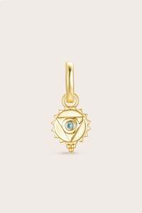 Throat Chakra Charm - Gold