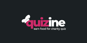 Quizine: earn food for charity event