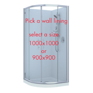 Raymor Brighton Curved Shower 900×900