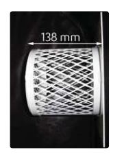 Products: Rinnai Steel Flue Guard, warm white (R1370)