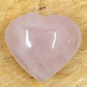 Products: Rose Quartz Heart Collecting Memories