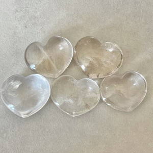 Products: Heart - Clear Quartz Collecting Memories