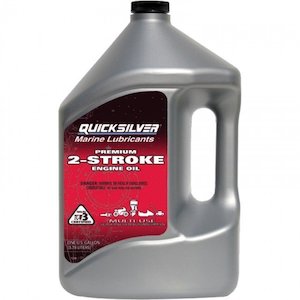 Accessories: Mercury/Quicksilver Premium 2-Stroke Engine Oil, TC-W3, 1 Gallon