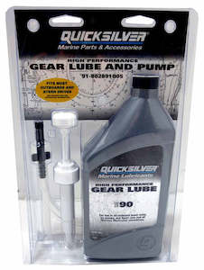 Accessories: Mercury/Quicksilver High Performance SAE 90 Gear Lube & Pump Kit
