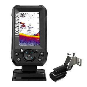 Lowrance: Lowrance Eagle 4x Fishfinder with Bullet Skimmer Transducer