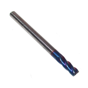 3mm x .2mm LONG HARD CUT HRC65 CARBIDE END MILL (ECO)