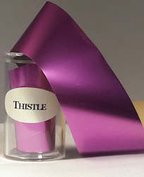 Nail Art Foils Micro Glitter And Rhinestones: Thistle Nail Foil