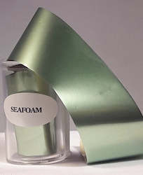 Nail Art Foils Micro Glitter And Rhinestones: Seafoam Nail Foil