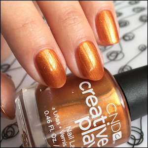 Creative Play Metallics Black: CND™ CREATIVE PLAY - Lost in spice - Pearl Finish (Discontinued)