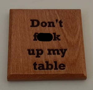 Coasters: NZ Rimu or Beech Coasters - for the person that has everything...