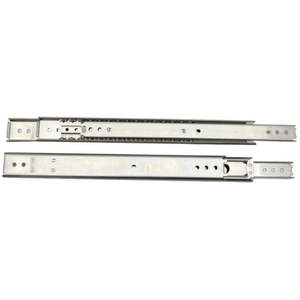 Full Extension Drawer Slides Pair Stainless Steel 508mm