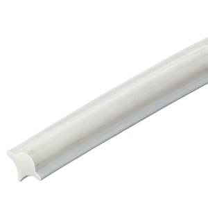 Y Trims Seals Adhesives Safety Framing Extrusions: White Filler Strip Small 7.9mm x 6.9mm