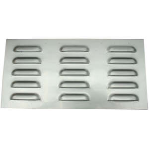 X Fans Air Handling Vents Air Control: Rectangle Vent Stainless Steel 150x300mm