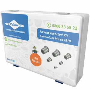 Riv Nut Assorted Kit Alum M3 to M10