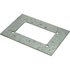 Backing Plate Zinc 120x180mm