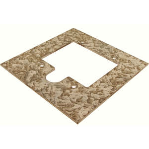 Backing Plate For 2672 2673: Backing Plate Zinc 99.5mm