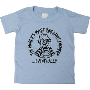 Kids T-Shirt Worlds Most Brilliant Engineer Size 4