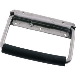 Spring Chest Handles Backing Plate: Spring Chest Handle Stainless Steel 140mm