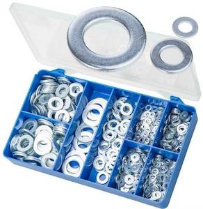 Assorted Kit: Spring Washers Zinc Plated Qty 500