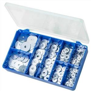 Assorted Kit: Fender Penny Washers (Small Sizes) Zinc Plated Qty 300