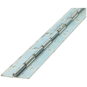 Hinges: #52851 Piano Hinge Zinc Plated 45mm 1.8m (Zinc Defects)
