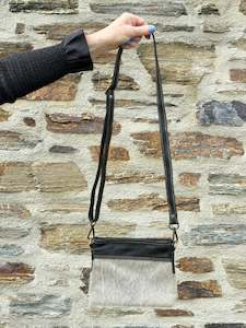 Handbag: On The Go Shoulder Bag - Light Grey