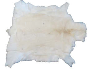 Reindeer: Reindeer Hide - Cream White