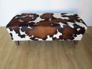 Homeware: Chestnut + Black Lifestyle Bench - IN STOCK